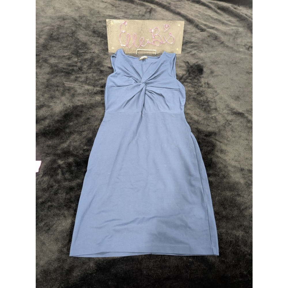 UC Express Navy Blue Knot Front Dress XS